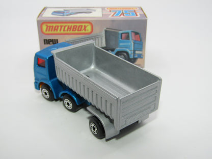 Matchbox Superfast No 30D Articulated Truck METALLIC BLUE YELLOW Grille