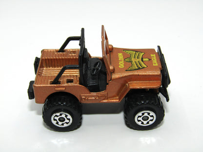 Matchbox Superfast 5D 4x4 Jeep Bronze Golden Eagle Tampo