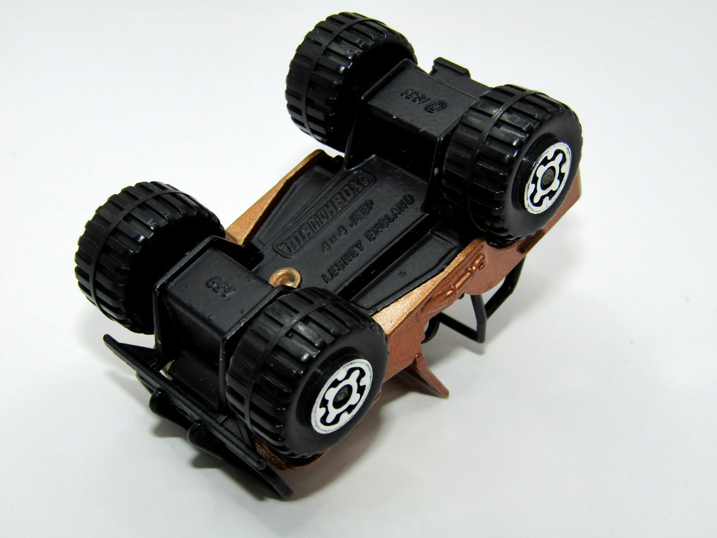 Matchbox Superfast 5D 4x4 Jeep Bronze Golden Eagle Tampo