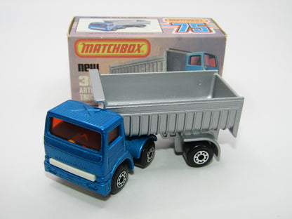 Matchbox Superfast No 30D Articulated Truck NO LEYLAND Cast AMBER Windows
