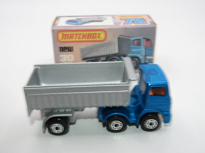 Matchbox Superfast No 30D Articulated Truck NO LEYLAND Cast AMBER Windows