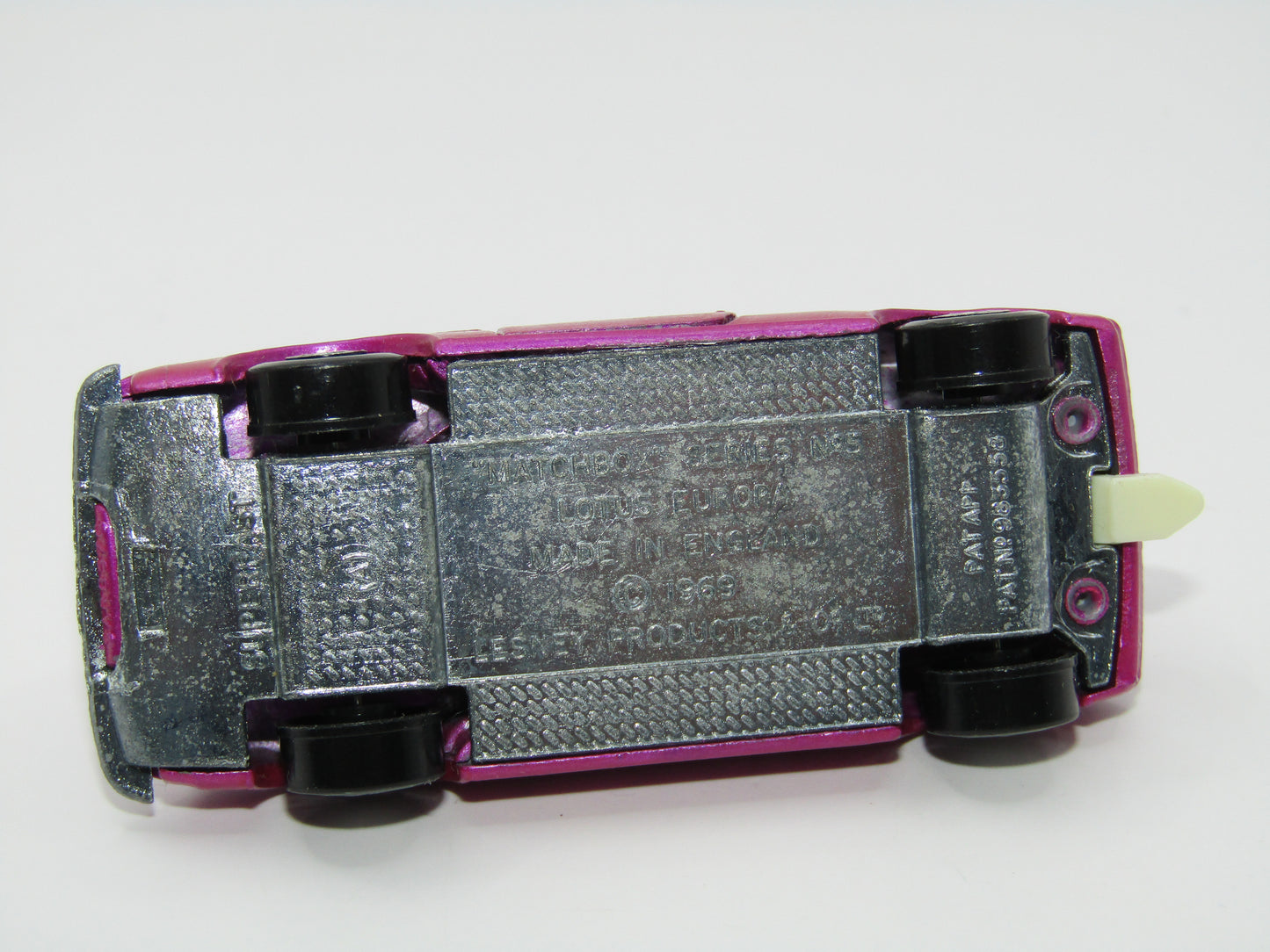 Matchbox Superfast 5A Lotus Europa Satin Pink Wide Wheels