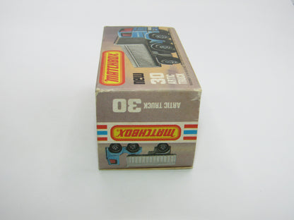 Matchbox Superfast No 30D Articulated Truck Met Blue YELLOW Grille International