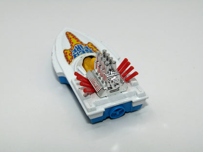 Matchbox Superfast 5B Seafire Boat Yellow Driver Red Engine Pipes
