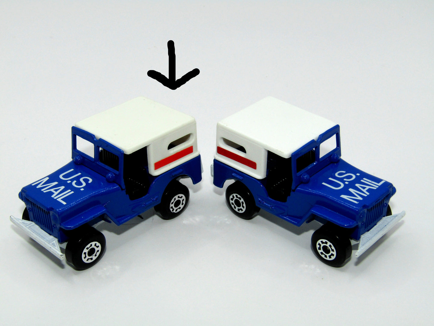 Matchbox Superfast 5C U.S Mail Truck Light Red Label No 5 Base