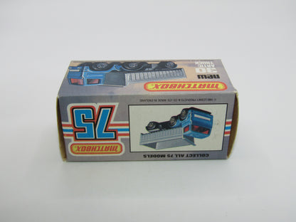 Matchbox Superfast No 30D Articulated Truck Blue White Grille International