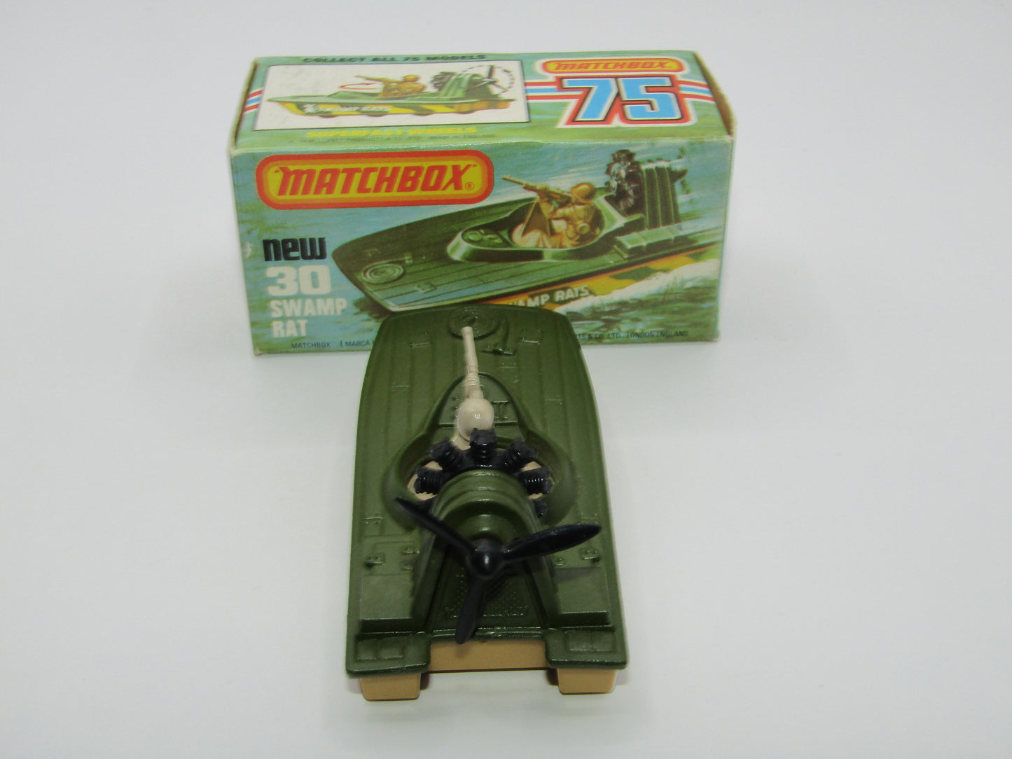 Matchbox Superfast No 30C Swamp Rat BEIGE Base