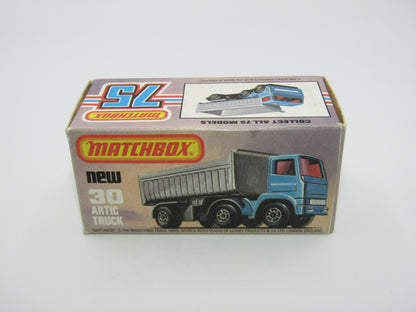 Matchbox Superfast No 30D Articulated Truck Blue Lemon Grille International