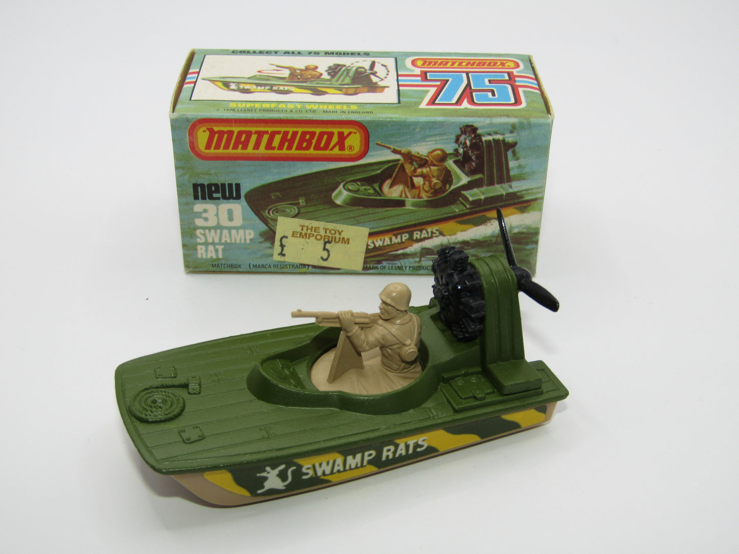 Matchbox Superfast No 30C Swamp Rat Light Tan Base