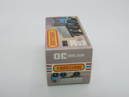 Matchbox Superfast No 30D Articulated Truck Blue Lemon Grille International