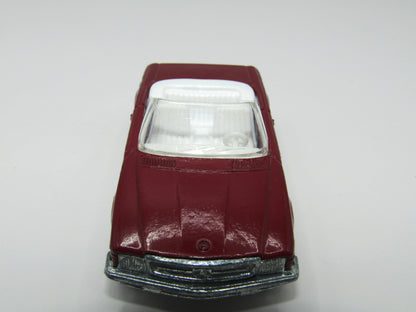 Matchbox Superfast 6B Mercedes 350SL Convertible Plum Unpainted Base