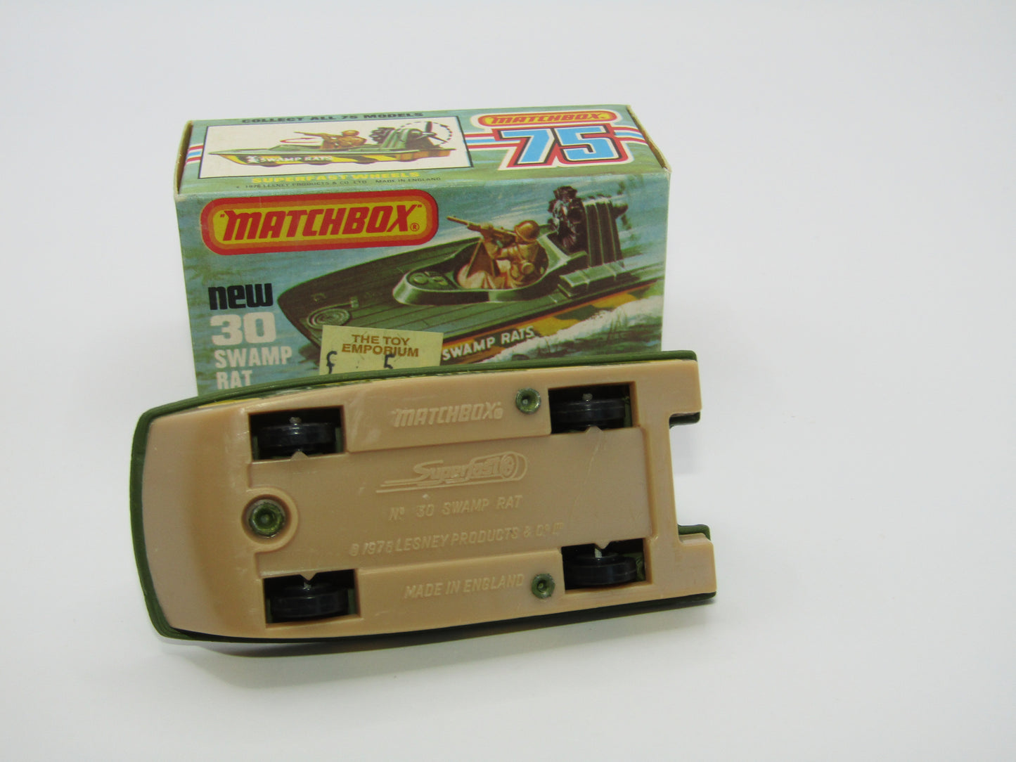 Matchbox Superfast No 30C Swamp Rat Light Tan Base