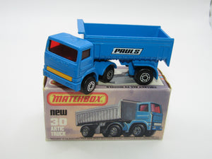 Matchbox Superfast No 30D Articulated Truck PAULS DARK YELLOW Grille