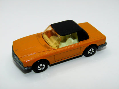 Matchbox Superfast 6B Mercedes 350SL Orange 5 Spoke Wheels