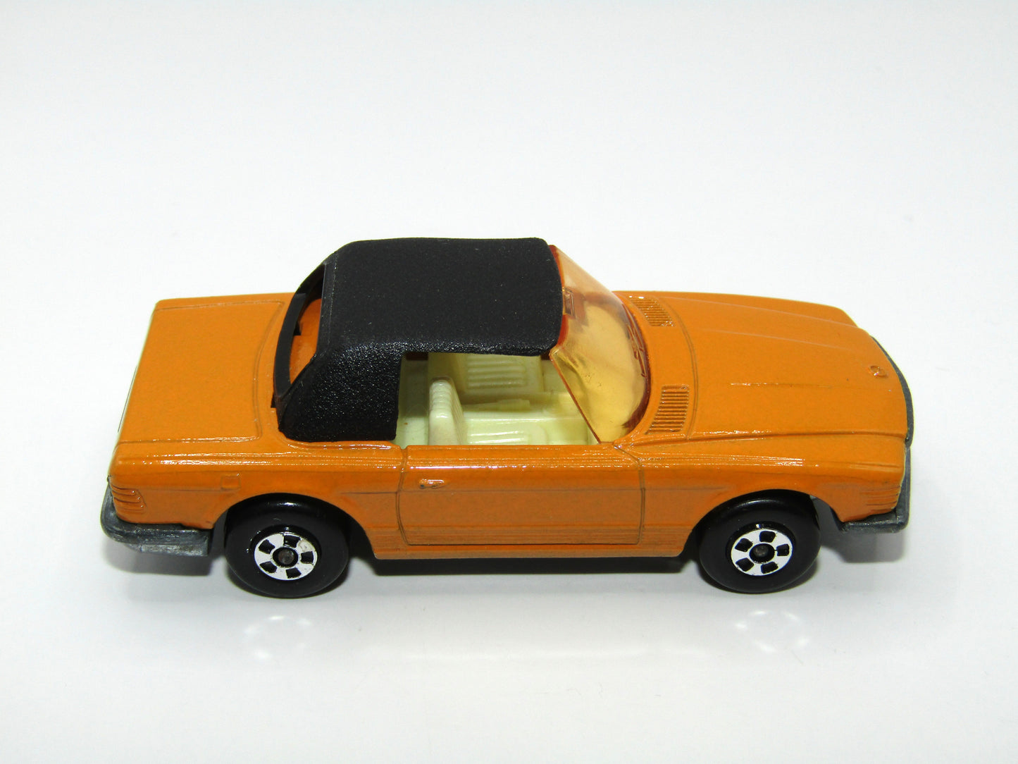 Matchbox Superfast 6B Mercedes 350SL Orange 5 Spoke Wheels