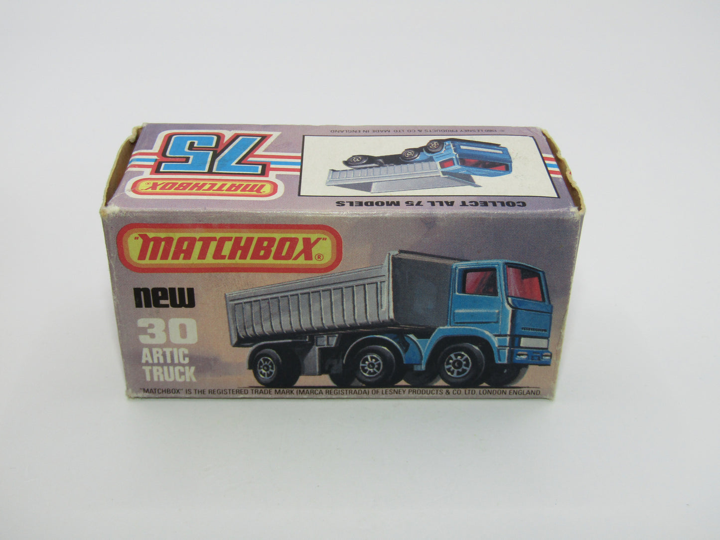 Matchbox Superfast No 30D Articulated Truck PAULS DARK YELLOW Grille