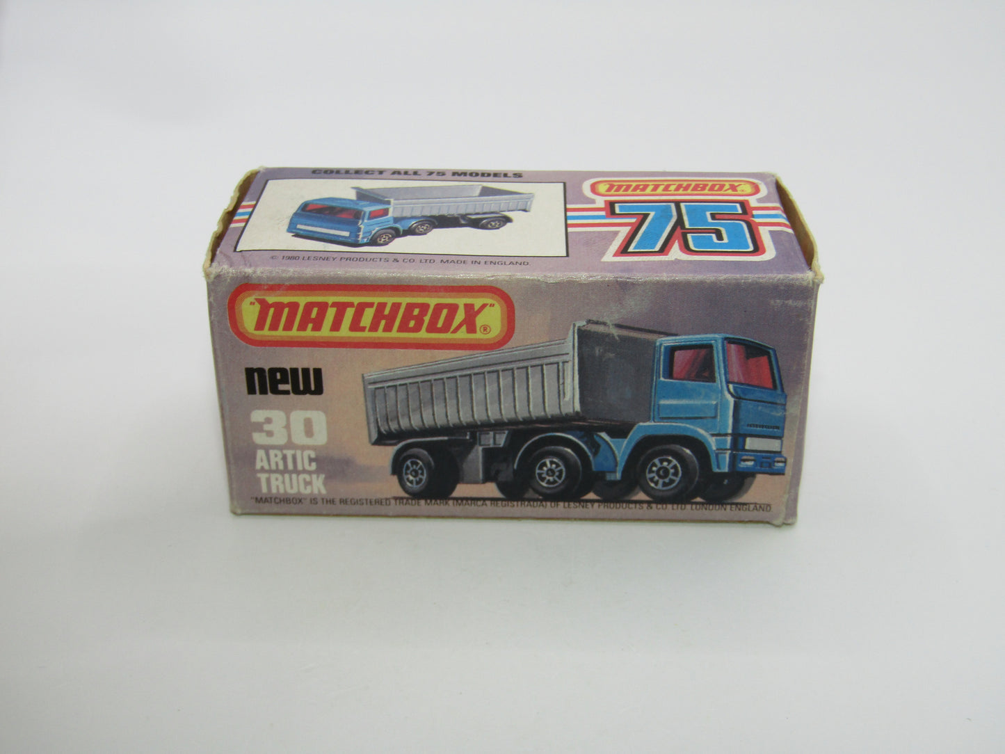 Matchbox Superfast No 30D Articulated Truck PAULS DARK YELLOW Grille