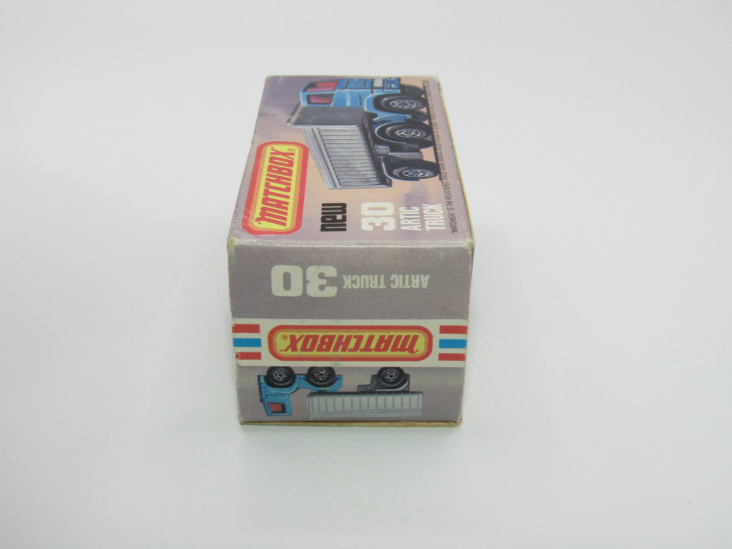 Matchbox Superfast No 30D Articulated Truck PAULS DARK YELLOW Grille