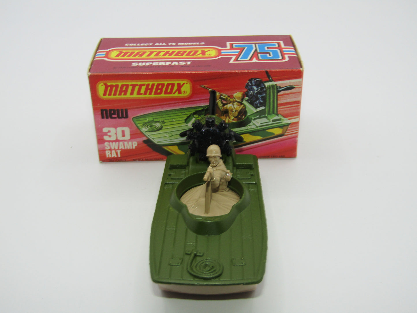 Matchbox Superfast No 30C Swamp Rat Dark Tan Base