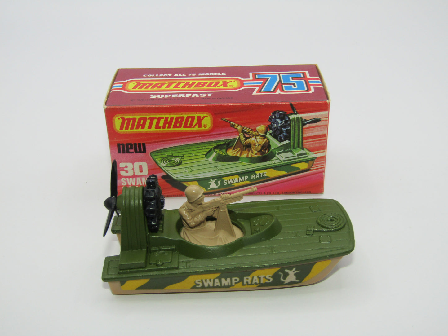 Matchbox Superfast No 30C Swamp Rat Dark Tan Base
