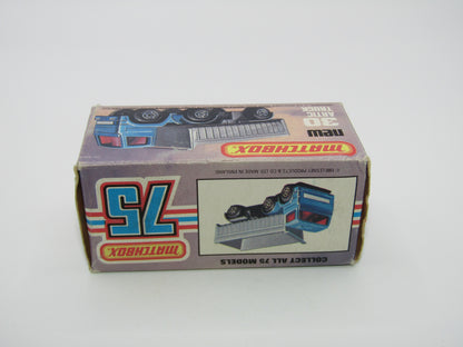 Matchbox Superfast No 30D Articulated Truck PAULS DARK YELLOW Grille