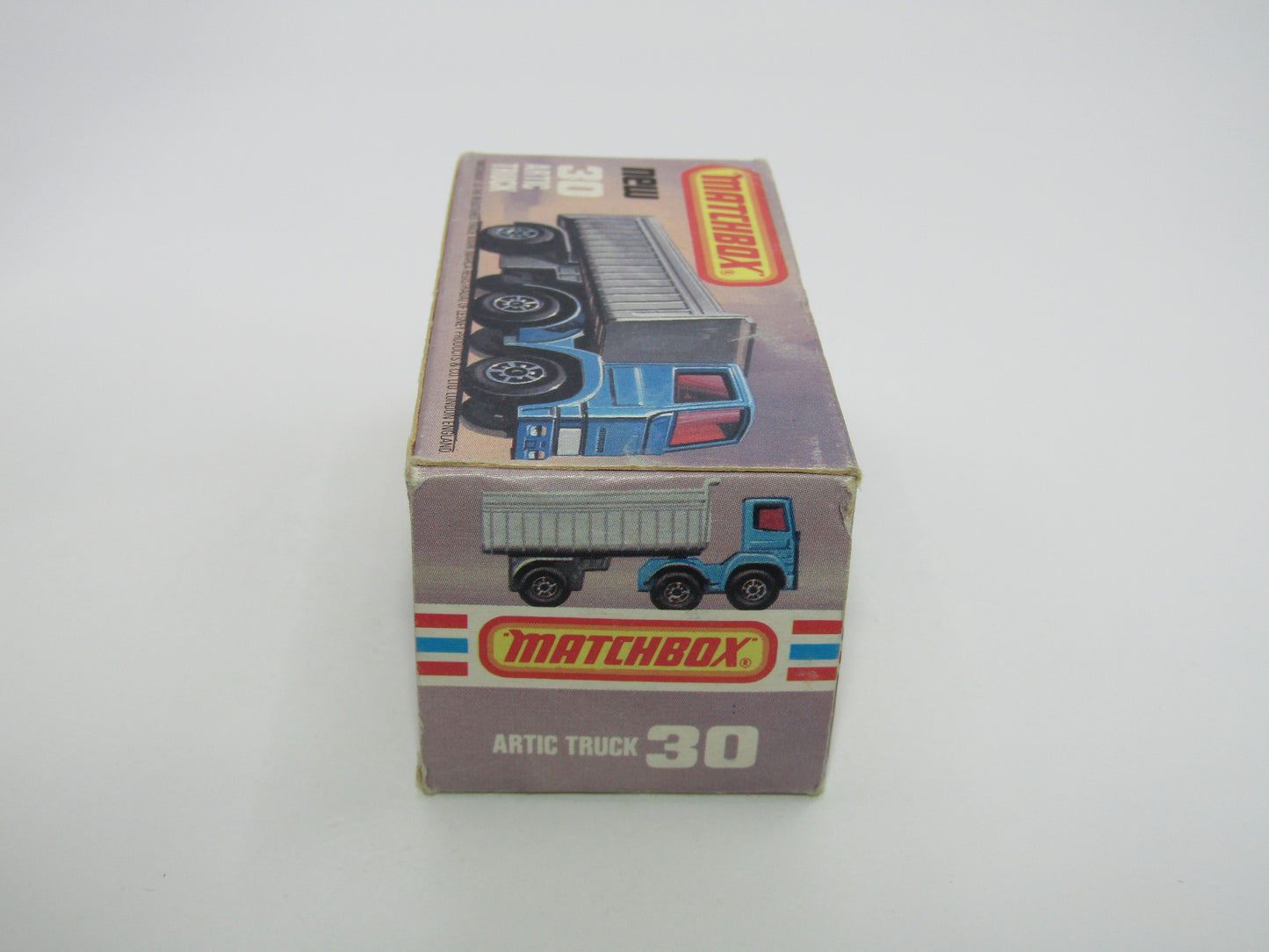 Matchbox Superfast No 30D Articulated Truck PAULS DARK YELLOW Grille
