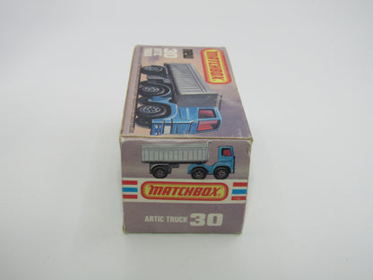 Matchbox Superfast No 30D Articulated Truck PAULS DARK YELLOW Grille