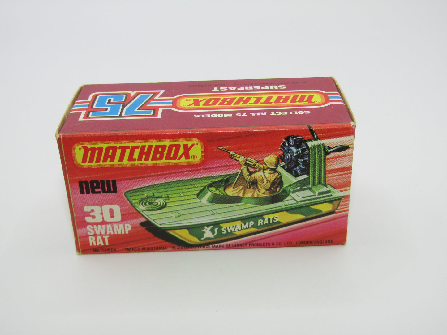 Matchbox Superfast No 30C Swamp Rat Dark Tan Base