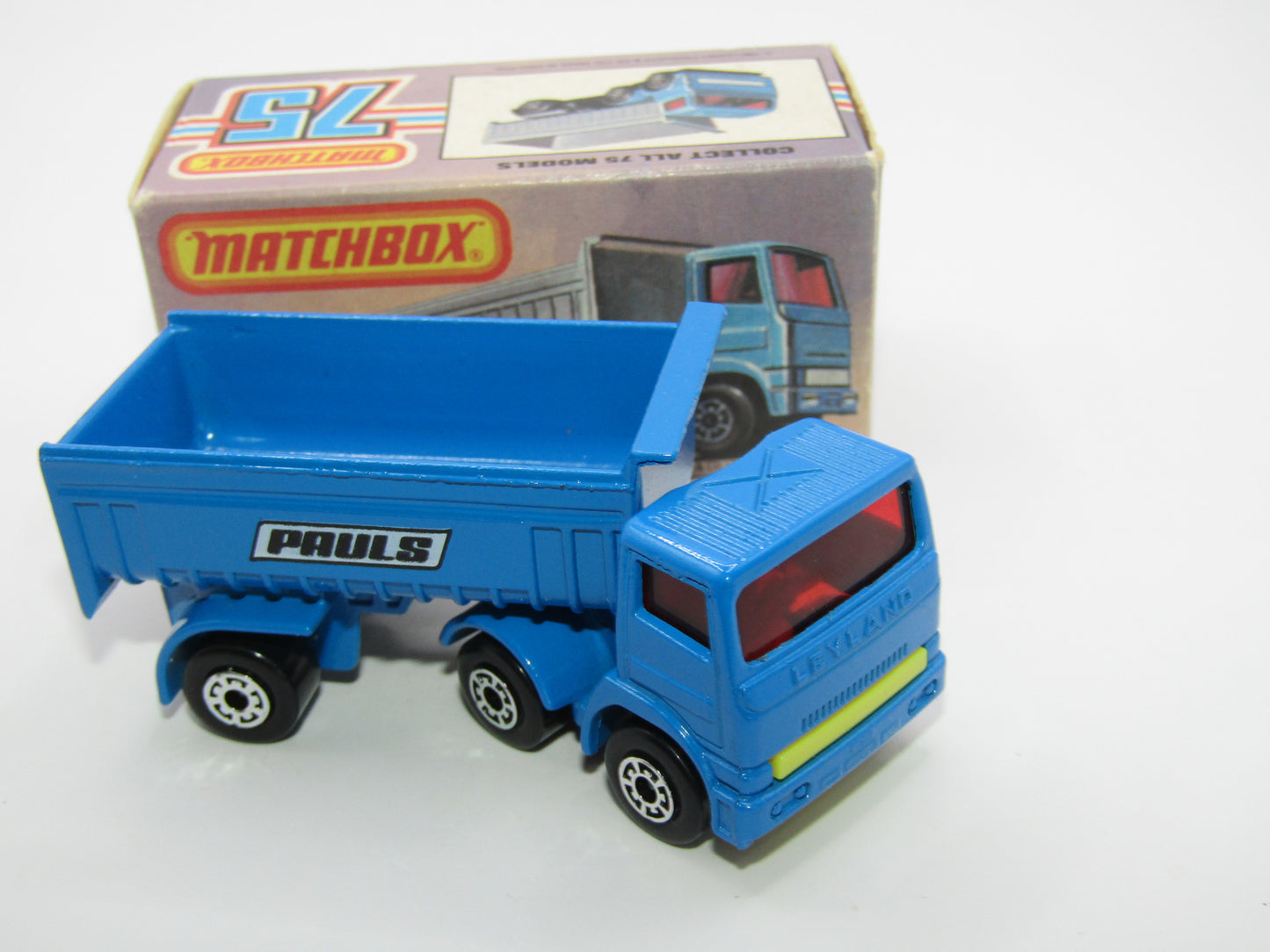 Matchbox Superfast No 30D Articulated Truck PAULS Lemon Yellow Grille