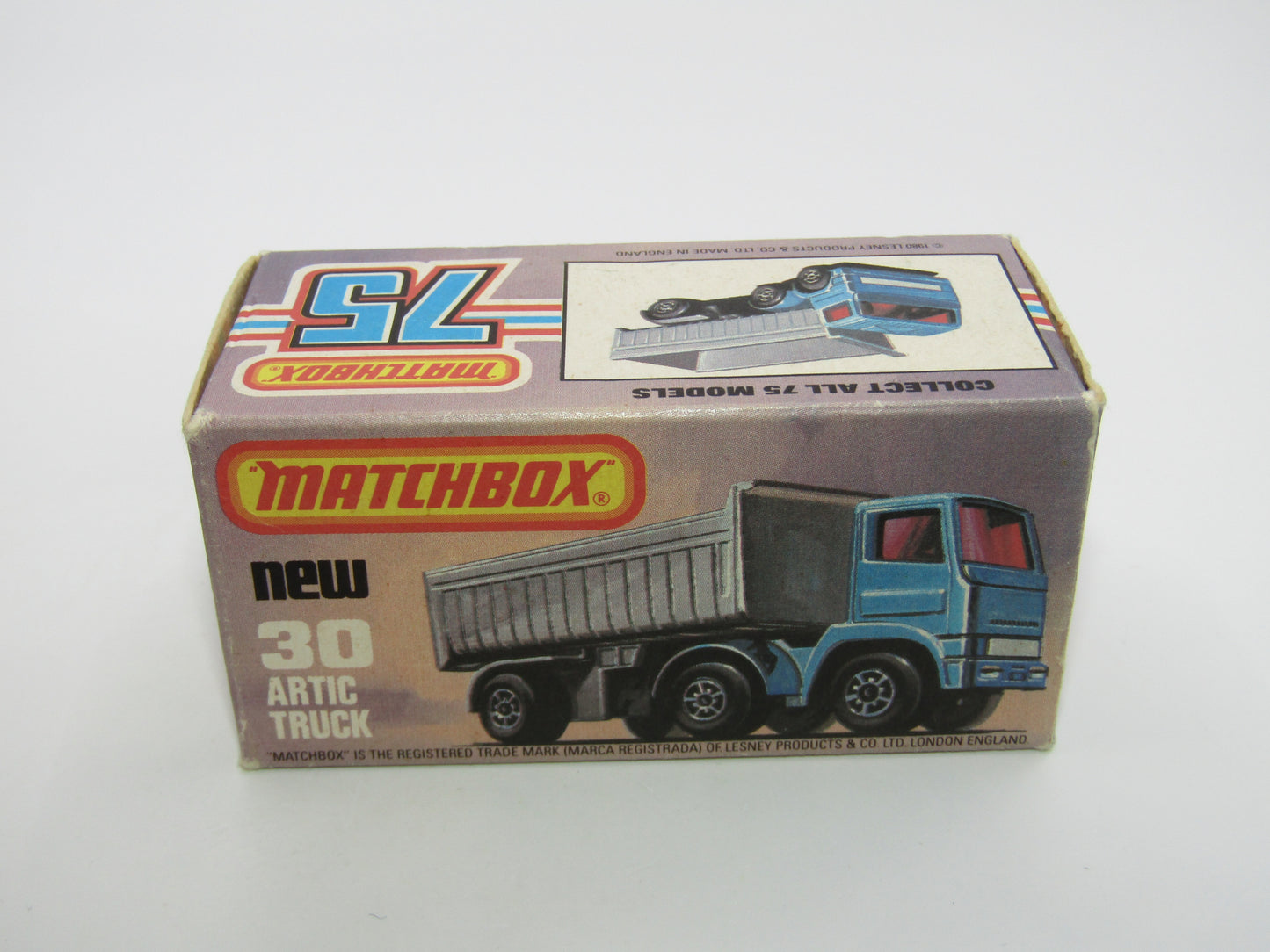 Matchbox Superfast No 30D Articulated Truck PAULS Lemon Yellow Grille
