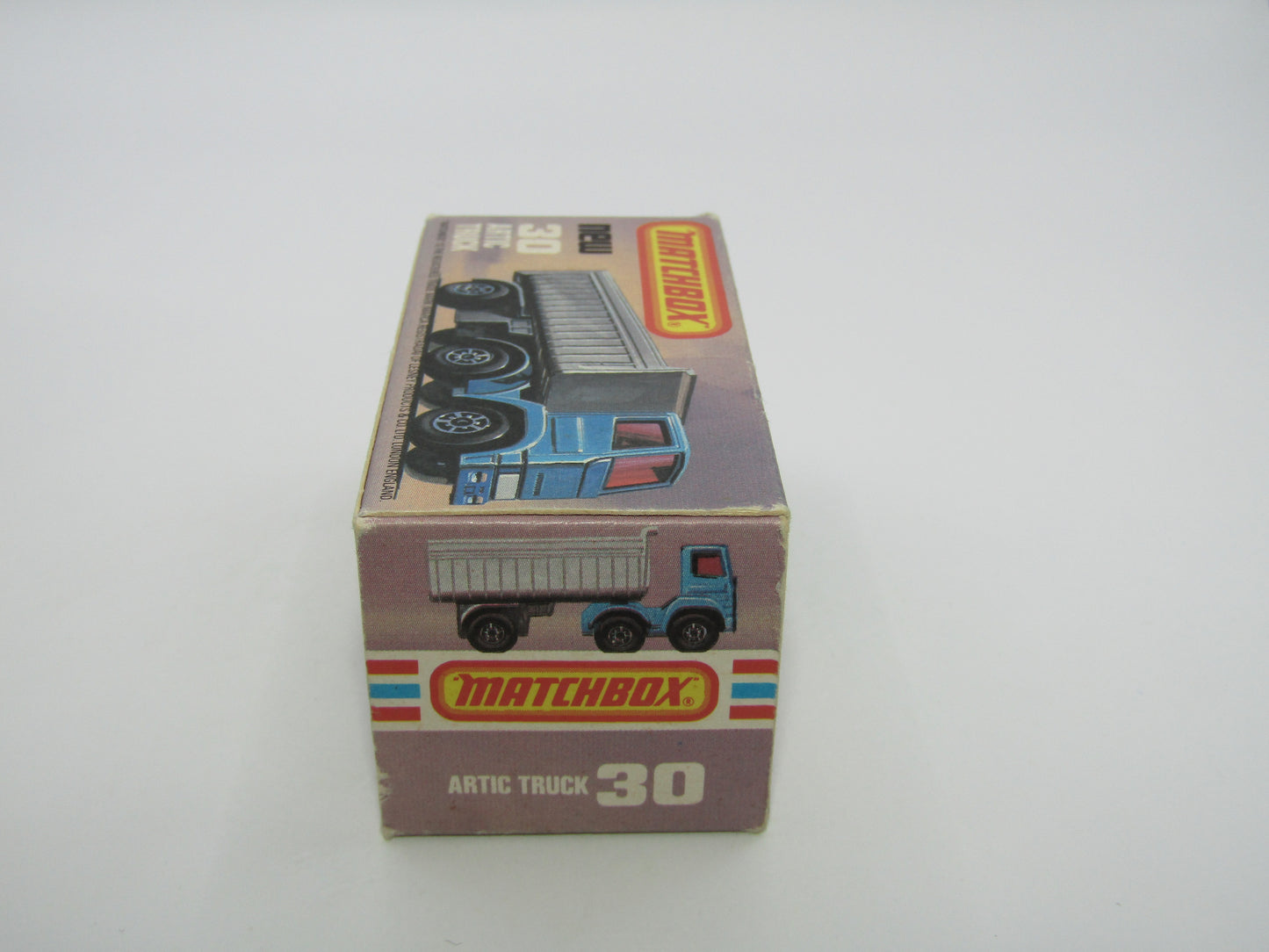 Matchbox Superfast No 30D Articulated Truck PAULS Lemon Yellow Grille