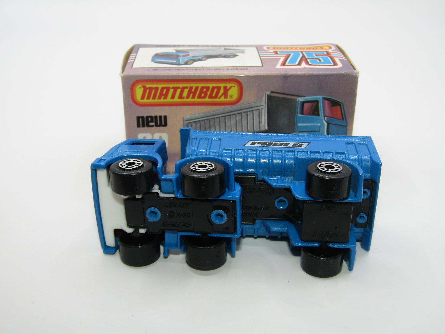 Matchbox Superfast No 30D Articulated Truck PAULS White Grille