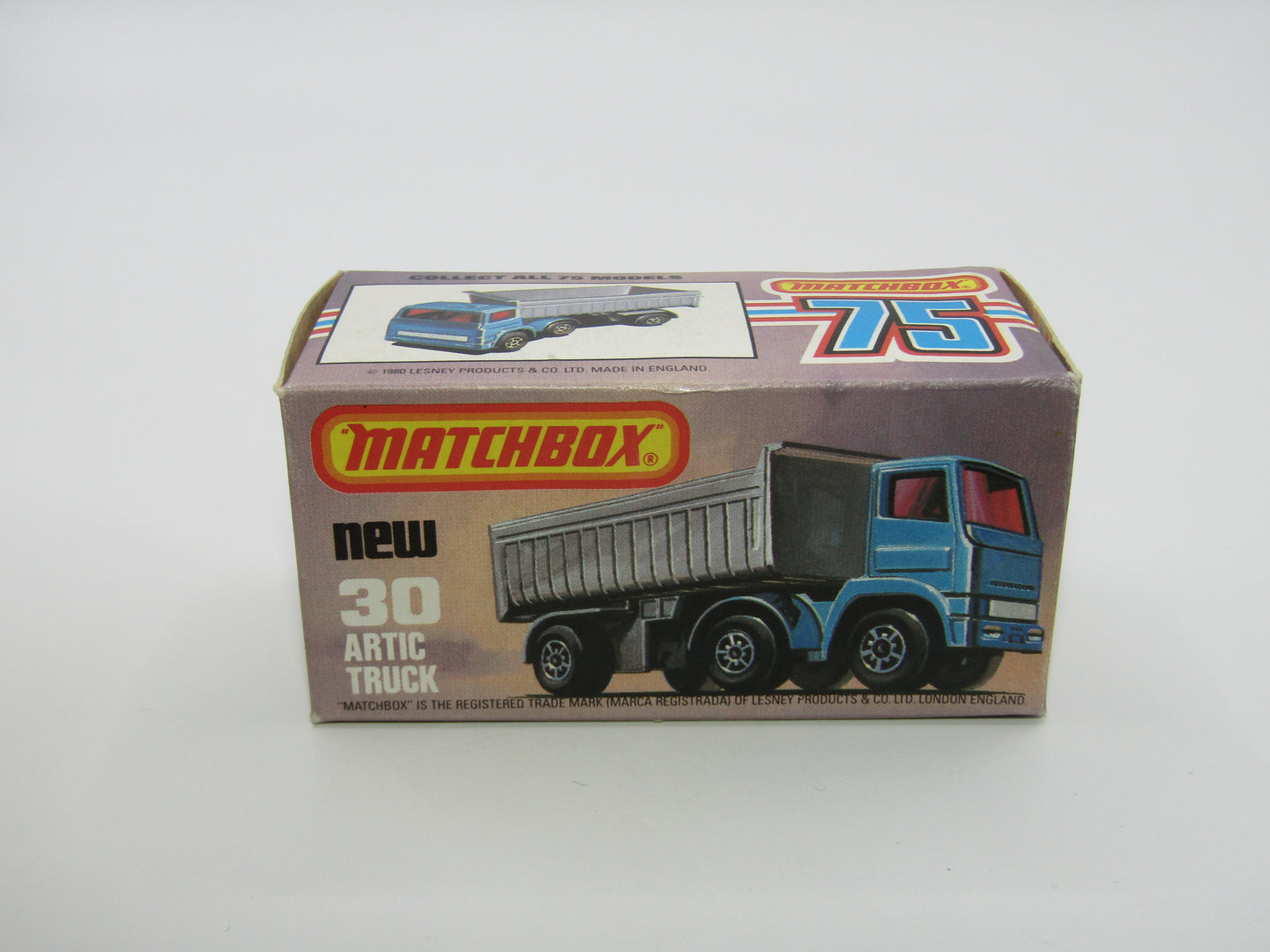 Matchbox Superfast No 30D Articulated Truck PAULS White Grille