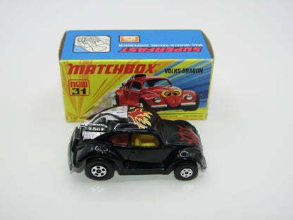 Matchbox Superfast No RN VI Lady Bug Black Lady Bug Tampo