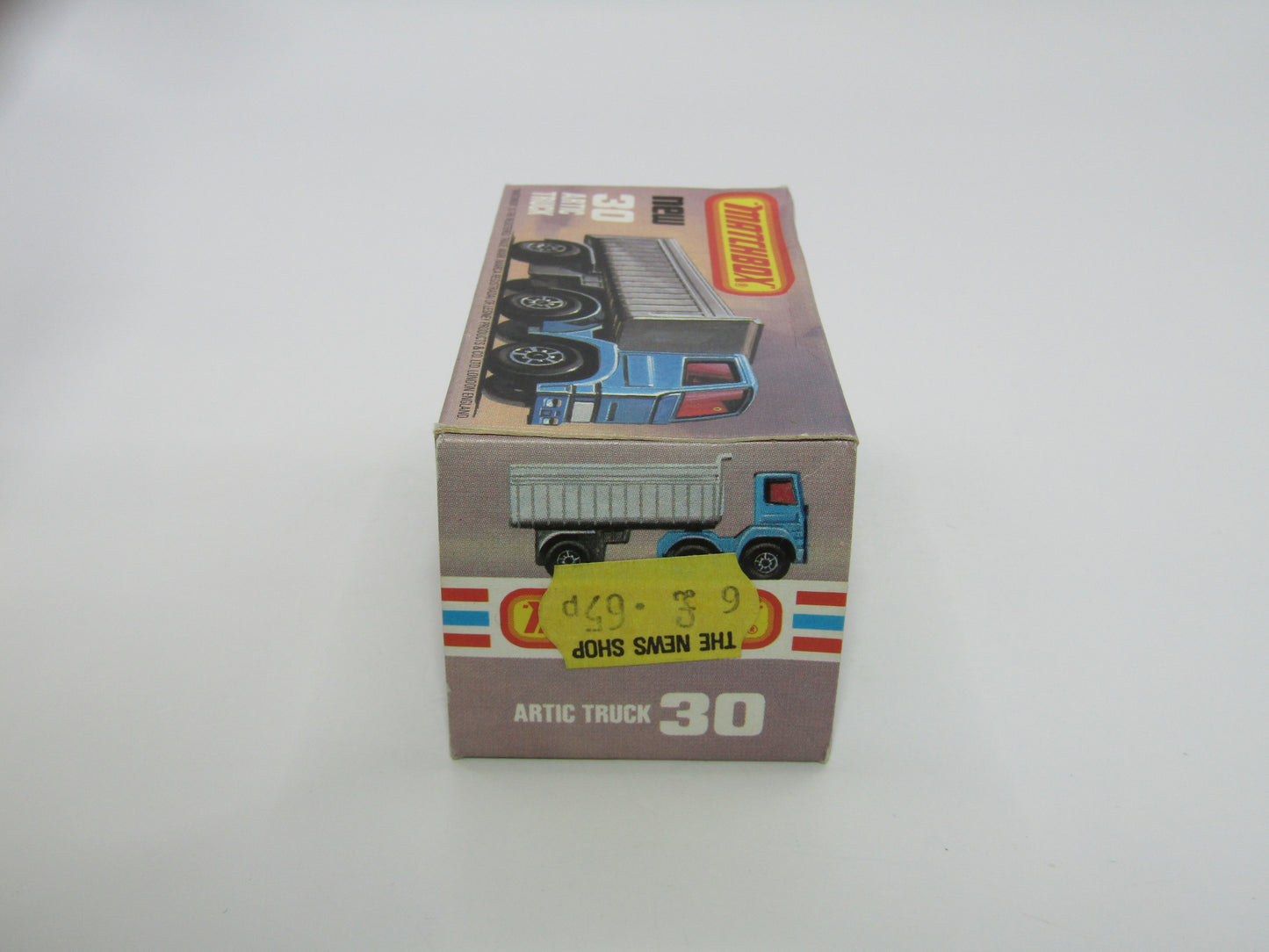 Matchbox Superfast No 30D Articulated Truck PAULS White Grille