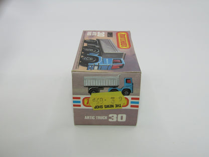 Matchbox Superfast No 30D Articulated Truck PAULS White Grille