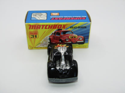 Matchbox Superfast No RN VI Lady Bug Black Lady Bug Tampo