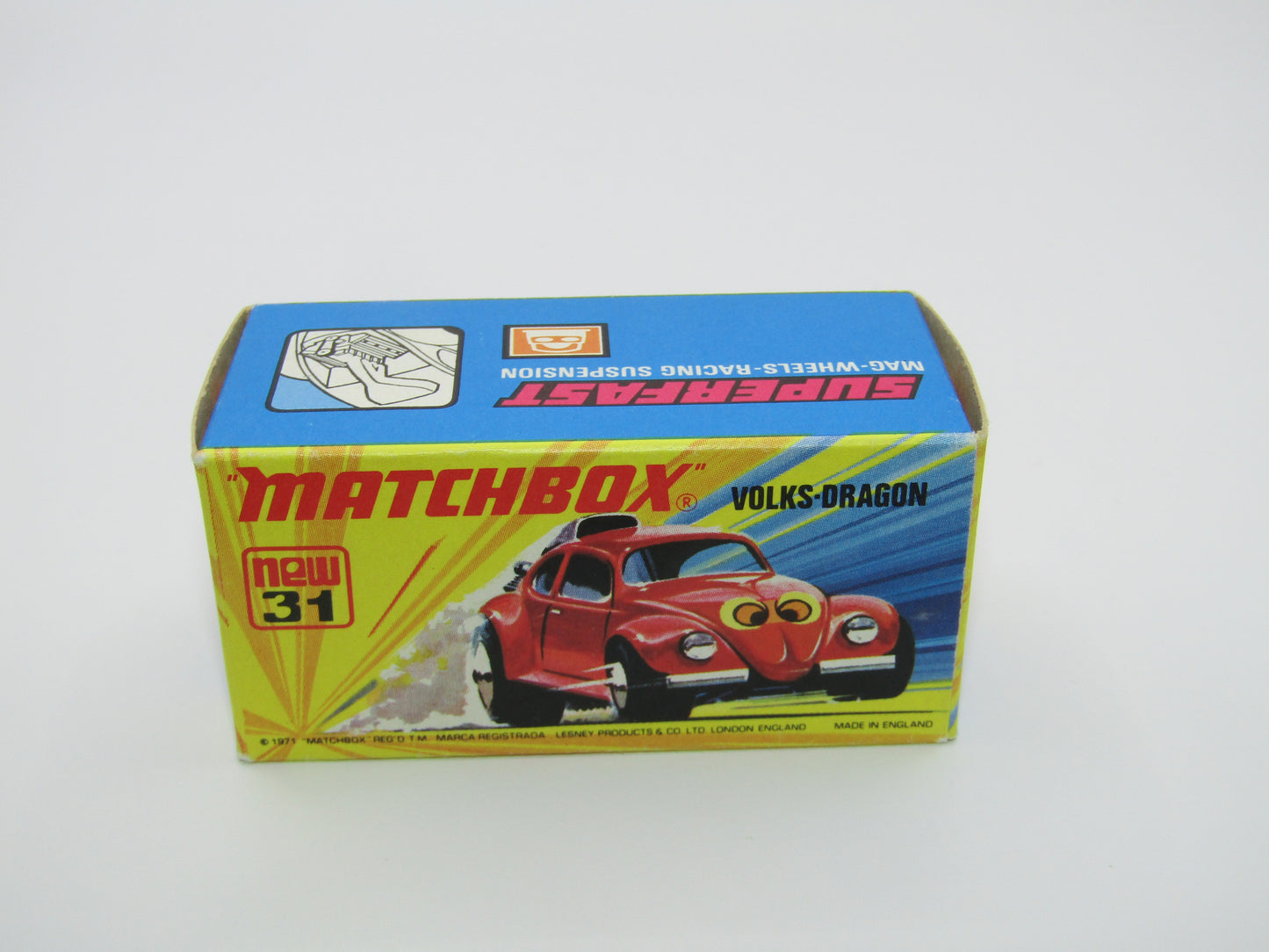 Matchbox Superfast No RN VI Lady Bug Black Lady Bug Tampo