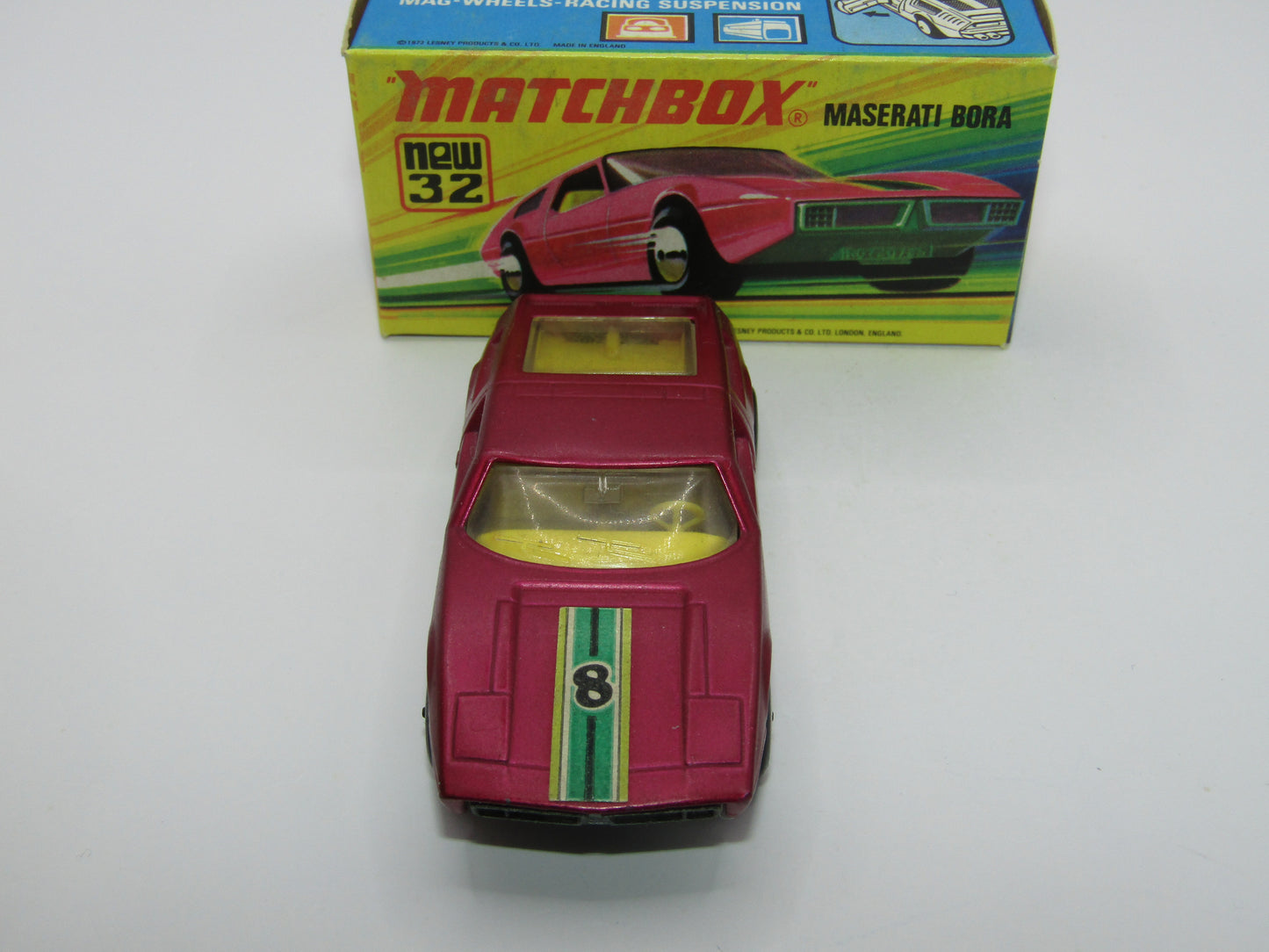 Matchbox Superfast No 32B Maserati Bora UNPAINTED Base DARK MATT body