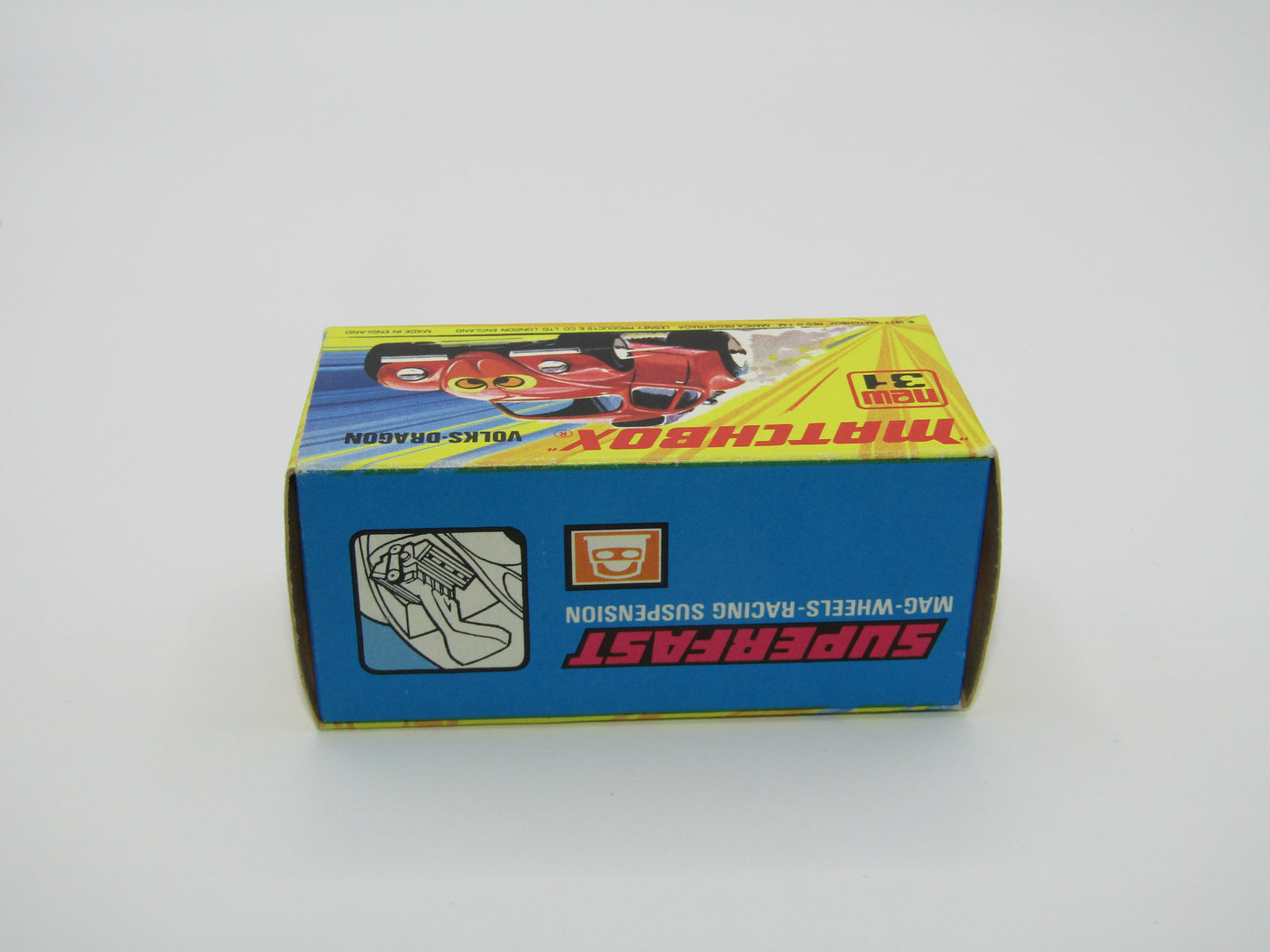 Matchbox Superfast No RN VI Lady Bug Black Lady Bug Tampo