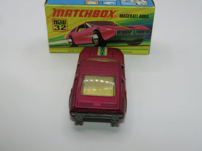 Matchbox Superfast No 32B Maserati Bora UNPAINTED Base DARK MATT body