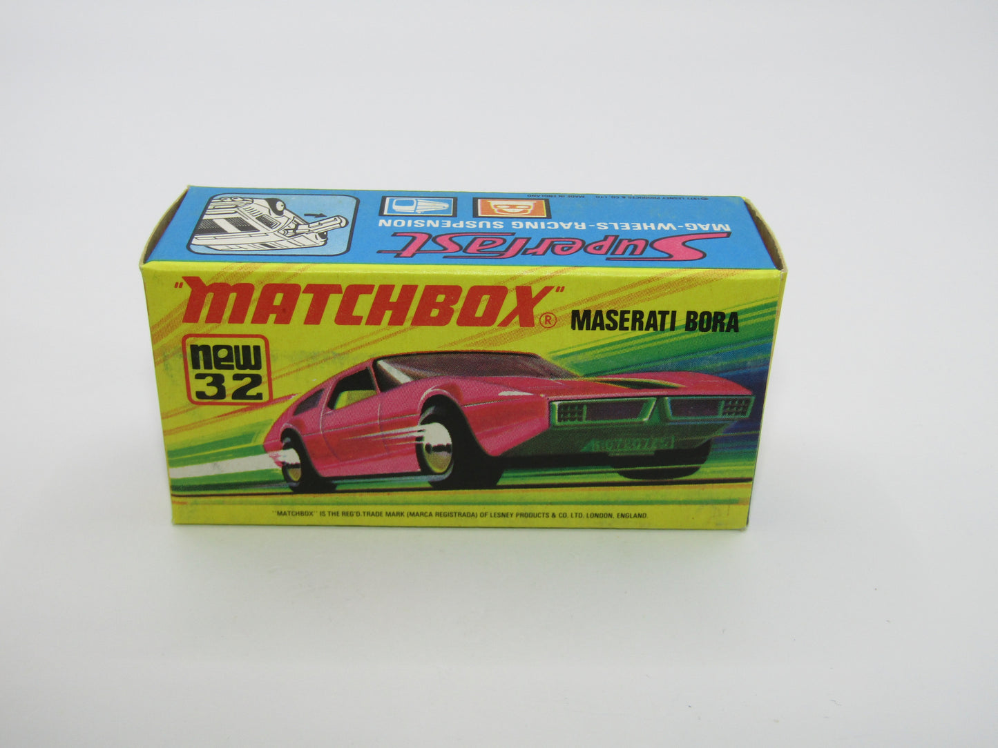 Matchbox Superfast No 32B Maserati Bora UNPAINTED Base DARK MATT body