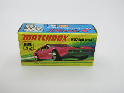 Matchbox Superfast No 32B Maserati Bora UNPAINTED Base DARK MATT body