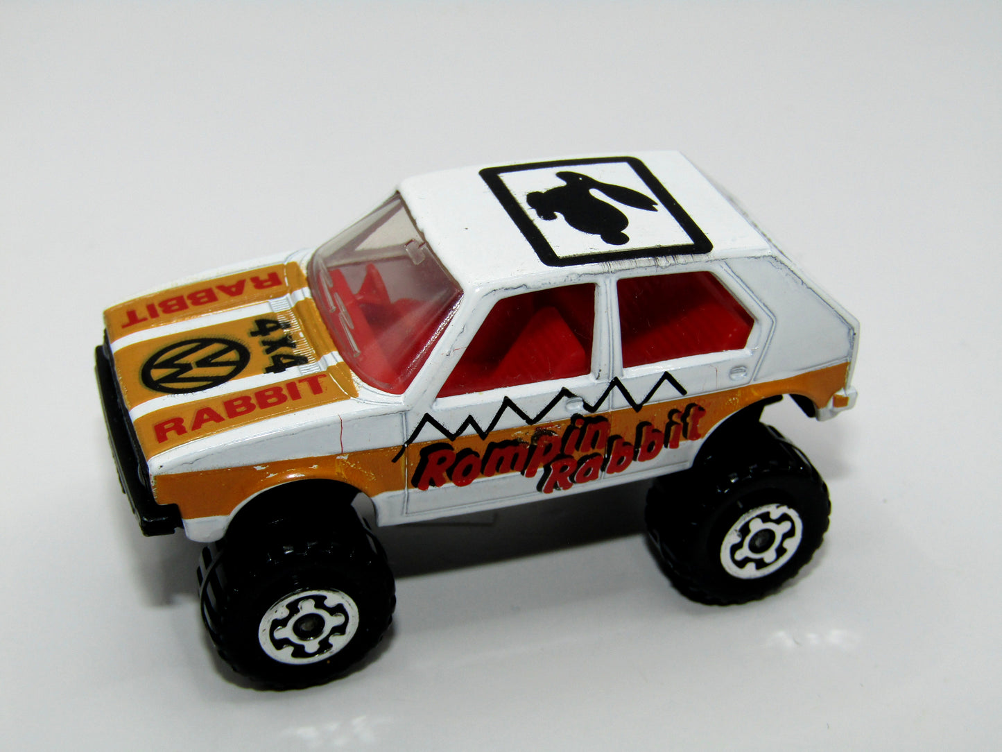 Matchbox Superfast 7D VW Golf Romping Rabbit Tampo Error