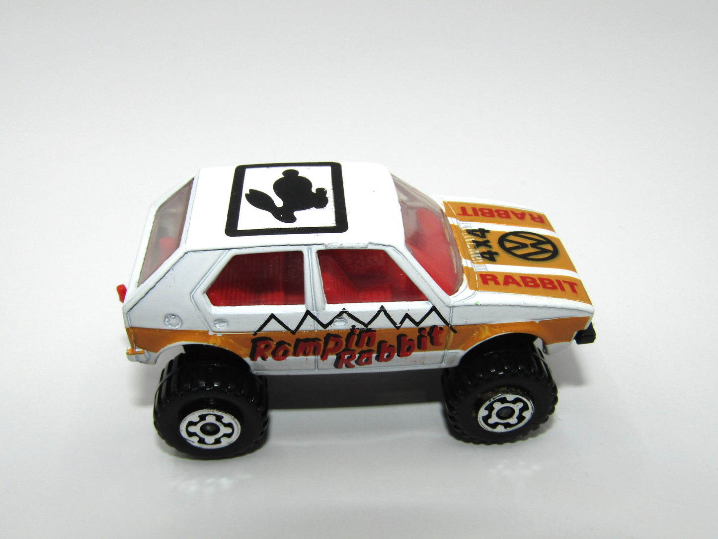 Matchbox Superfast 7D VW Golf Romping Rabbit Tampo Error