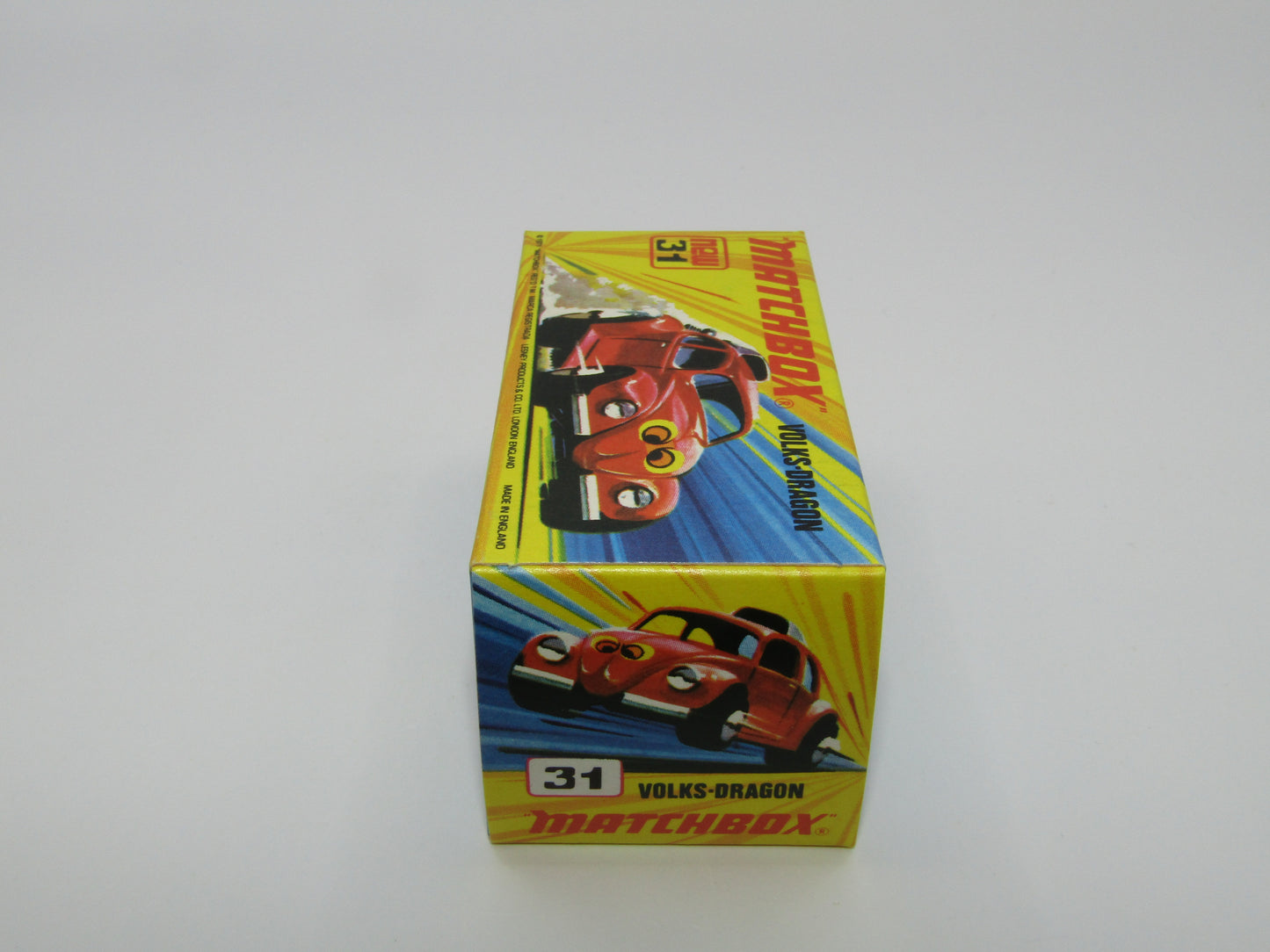 Matchbox Superfast 31B Volks-Dragon Red Smooth Engine Cream Interior