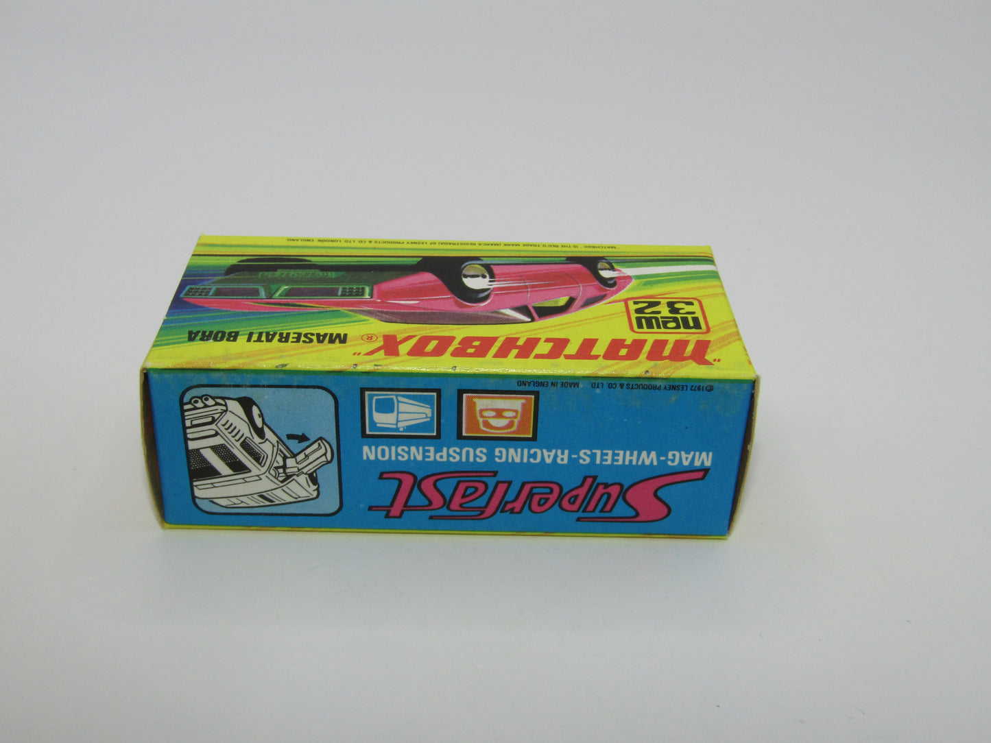 Matchbox Superfast No 32B Maserati Bora METALLIC GREEN base