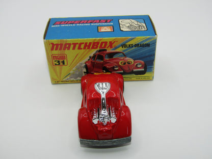 Matchbox Superfast 31B Volks-Dragon Dark Red, Dark Yellow Interior