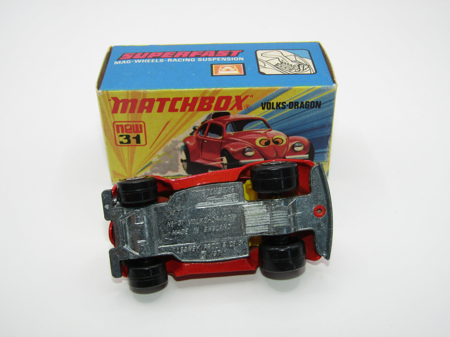 Matchbox Superfast 31B Volks-Dragon Dark Red, Dark Yellow Interior
