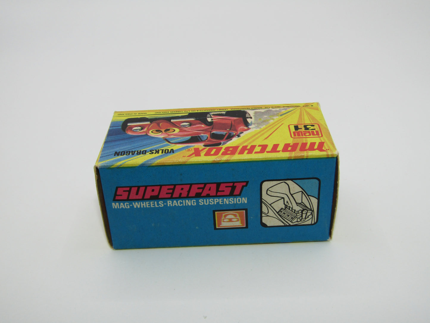 Matchbox Superfast 31B Volks-Dragon Dark Red, Dark Yellow Interior